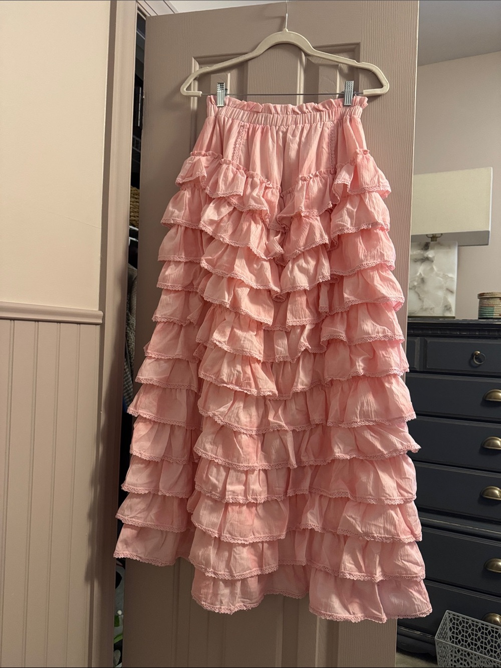 Beulah Soft Pink Ruffle Set - Picture 6 of 13
